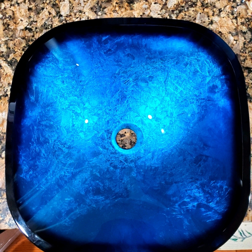 Glass Vessel Sink Set